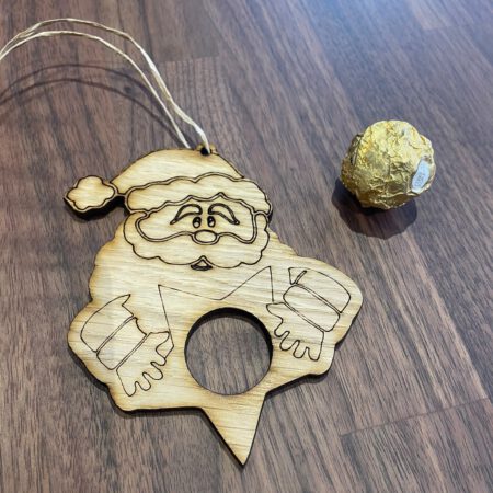 Santa with Space for a Chocolate