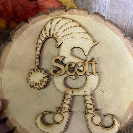 Elf Initial Bauble