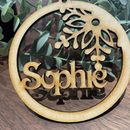 Bauble with snowflake