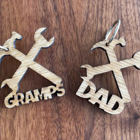 Personalised Father's Day Tool Keyring