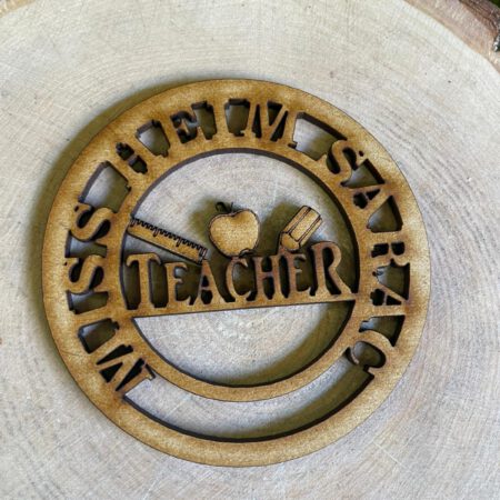 Personalised Teacher Hanger