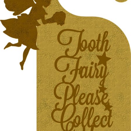 Tooth Fairy Stop Here Door Hanger