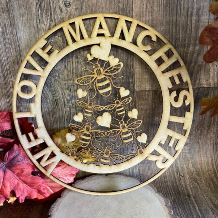 Bee Tree Round Plaque