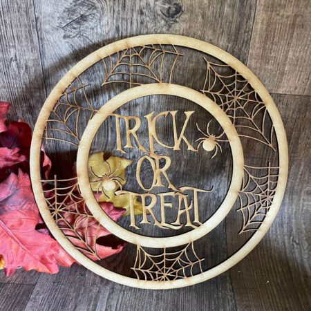 Trick or Treat Round Plaque