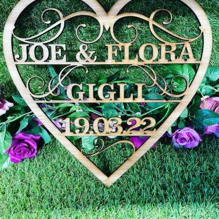 Personalised Wedding Hearts