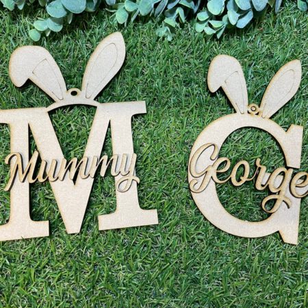 Personalised Bunny letters