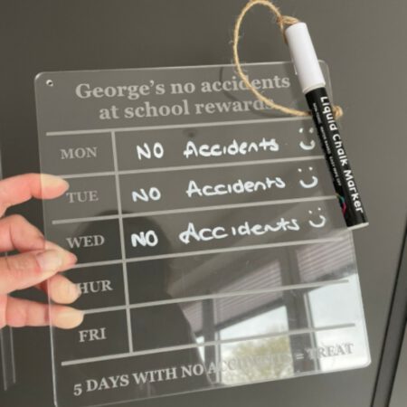 Acrylic Weekly Checkboard