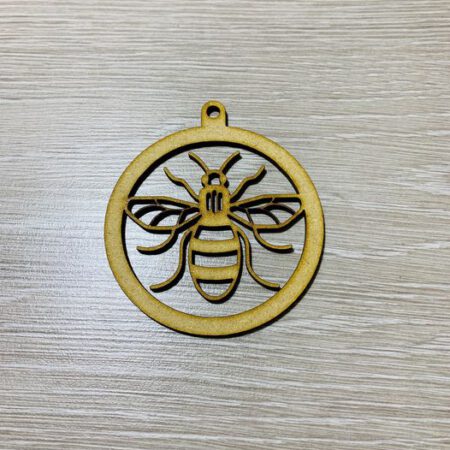 Round Bee bauble