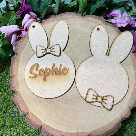 Personalised Bunny with bow