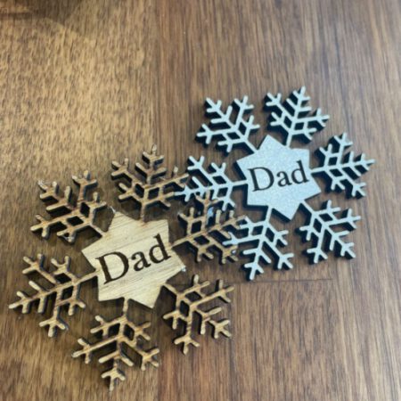Snowflake name place settings