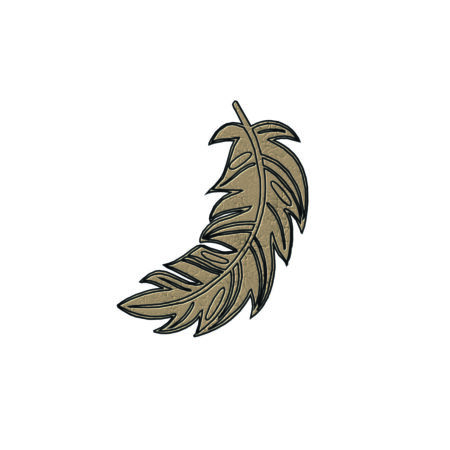 Curved Feather for bauble