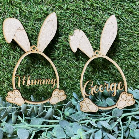 Personalised Easter Bunny Hanger