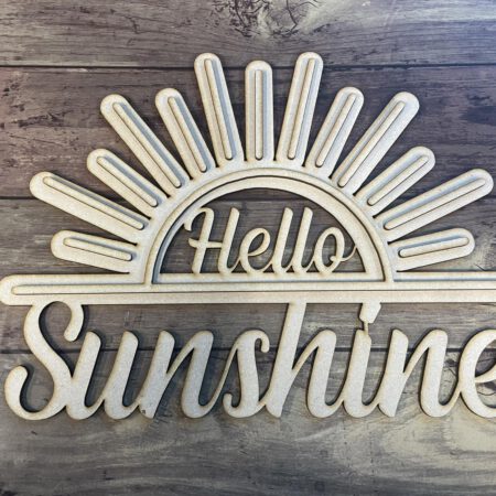 Personalised Sunrise sign