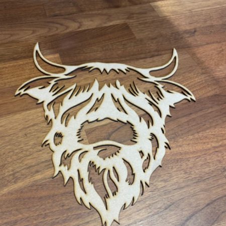 MDF Highland cow