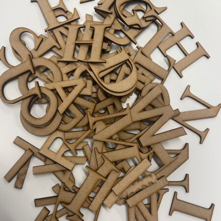 GEORGIA BOLD Letters 1.7cm High RB LISTING