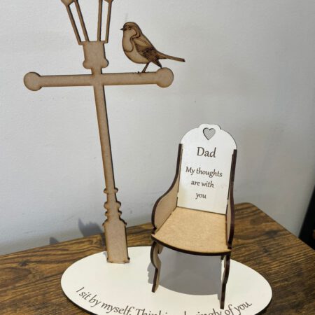 Lamp post Chair Display
