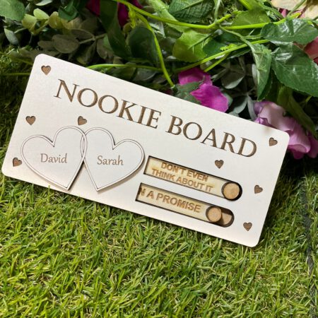Personalised Valentines Check Boards