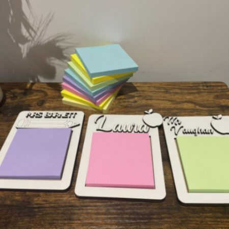 Personalised Post it Note Savers