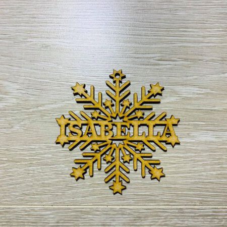 Personalised Snowflake Bauble