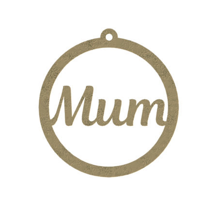 Plain Frame Circle Baubles