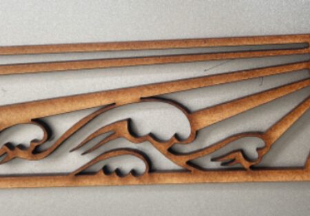 Wave and Sunrise Bookmark