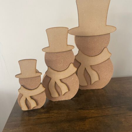 Freestanding Snowman Shape