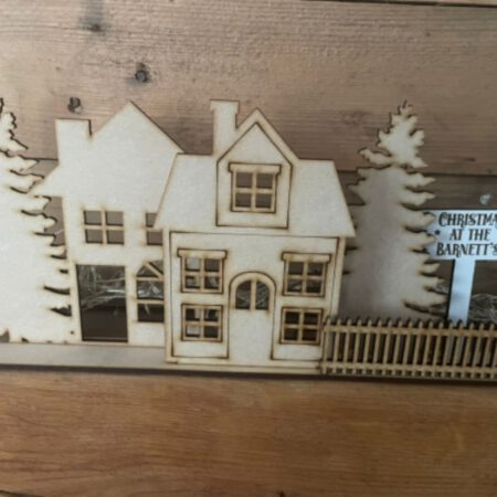 Personalised Christmas Scene