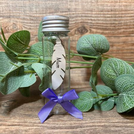 Personalised Feather In bottle