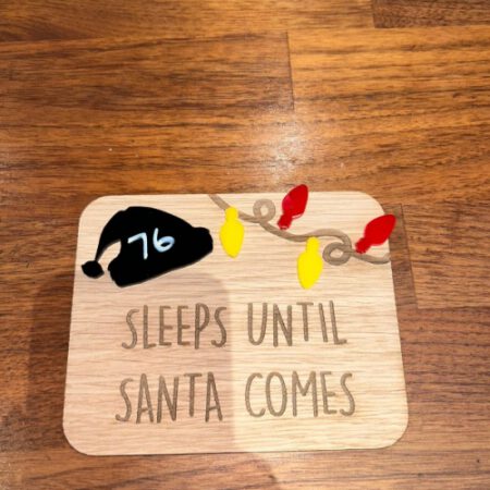 Days until Santa comes Board