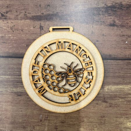 Double Layered Made in Manchester Bauble