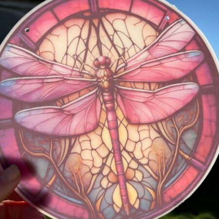 Printed Dragonfly Suncatcher