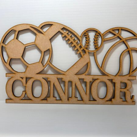 Personalised Sports Ball Sign
