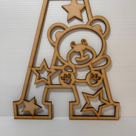 Teddy Themed Layered Letters
