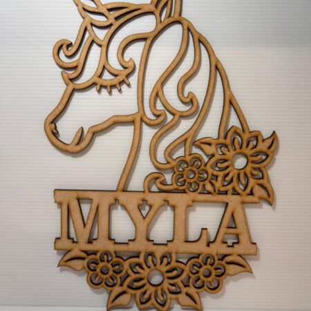 Personalised Unicorn Sign