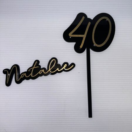 Personalised Layered Cake Topper