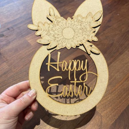 Personalised Easter Bunny Hoop With Ears