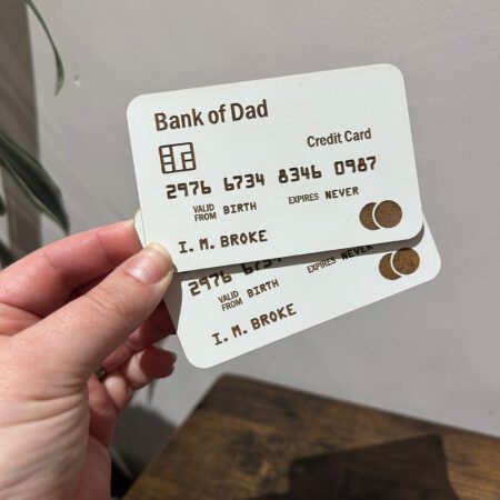 Bank of Dad Card