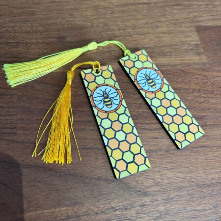Honeycomb Bee Bookmarks