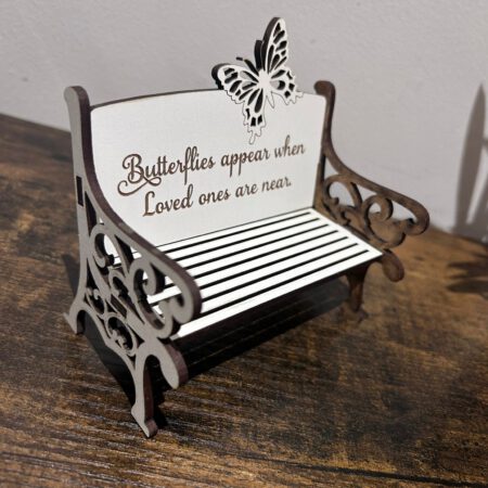 Butterfly Memorial Bench