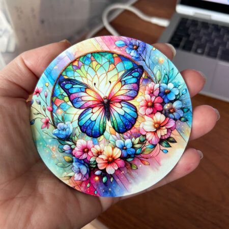 Butterfly Dreamcatcher Coaster
