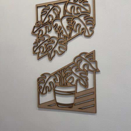 Cheese Plant Wall Art (Monstera deliciosa)