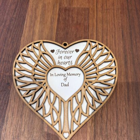 Heart With Wing Design