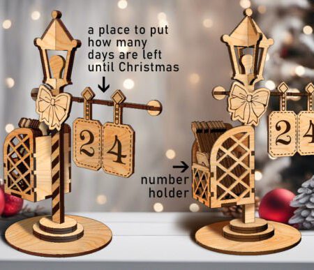 Lamppost Christmas Countdown