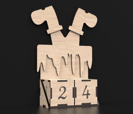 Santa Chimney Christmas Countdown