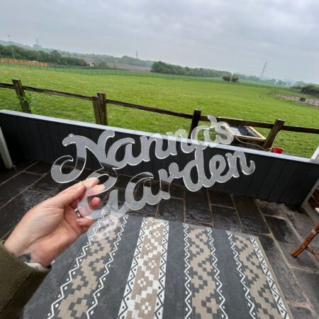 Acrylic Name Sign 40cm Long