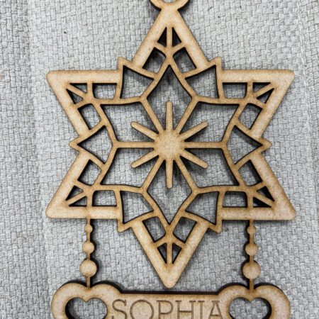 Beautiful Snowflake Name Bauble