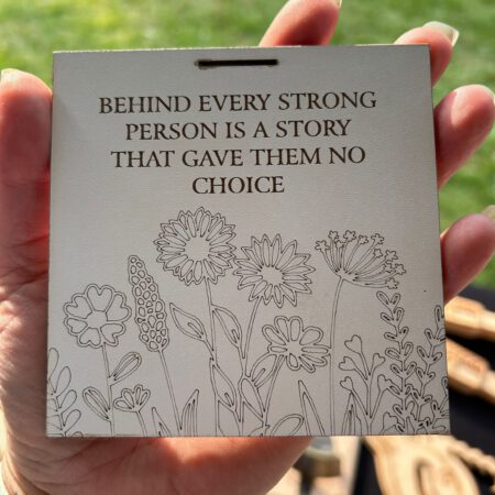 Behind Every Story Square Hanger