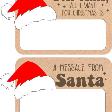 Santa Boards choice of two