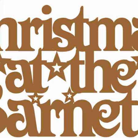 Christmas at the Gingerbread Man Sign