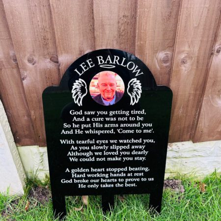 Acrylic Memorial Personalised Headstone
